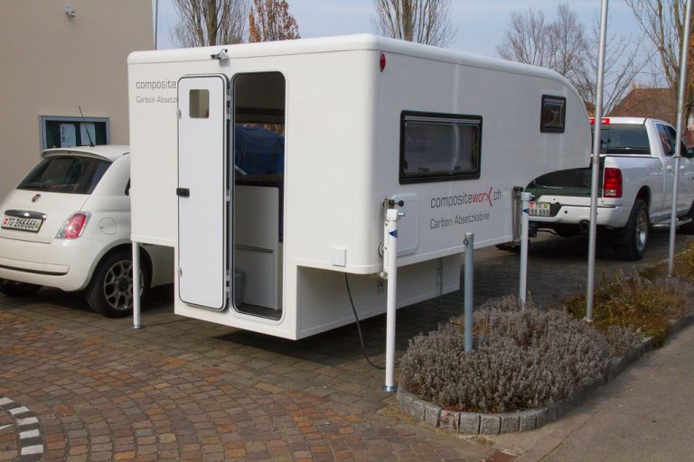 absetzkabine abgeladen